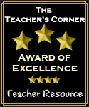 The Teacher's Corner Resource Award of Excellence