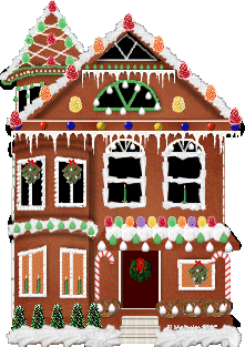 Decorated Gingerbread House (45396 bytes)