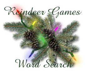 Reindeer Games Word Search logo (34908 bytes)
