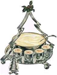 Eggnog Bowl - Holiday entertaining (22848 bytes)